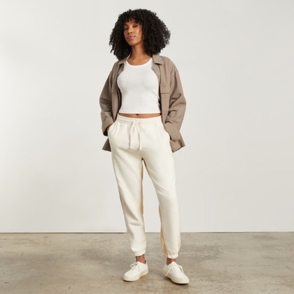 Everlane Track Joggers Sweats - M, cream